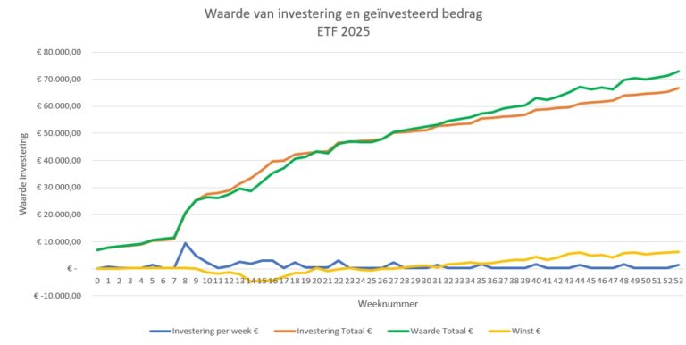 Overzicht investeringen jaar 2025 - Eigenbaas.net
